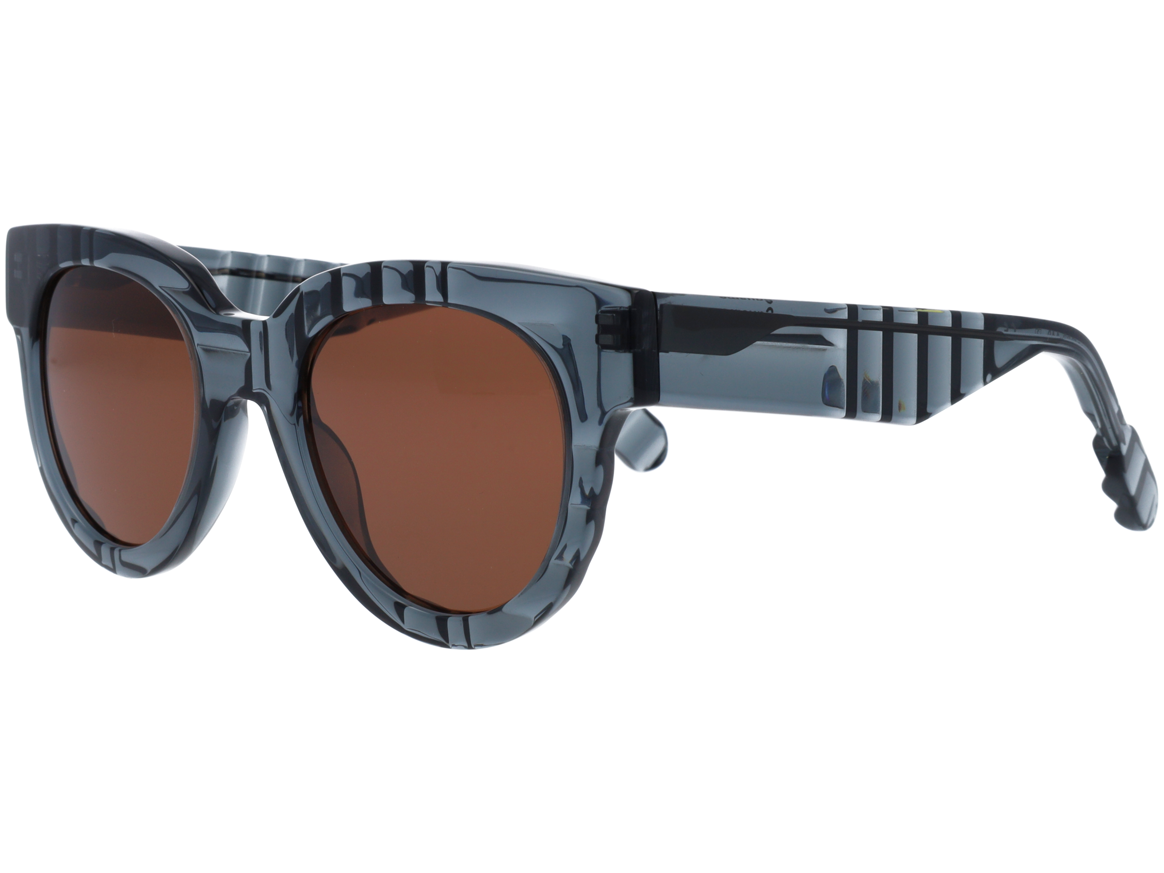 Unisex | Squame Round Sunglasses | Grey Lens | Grey