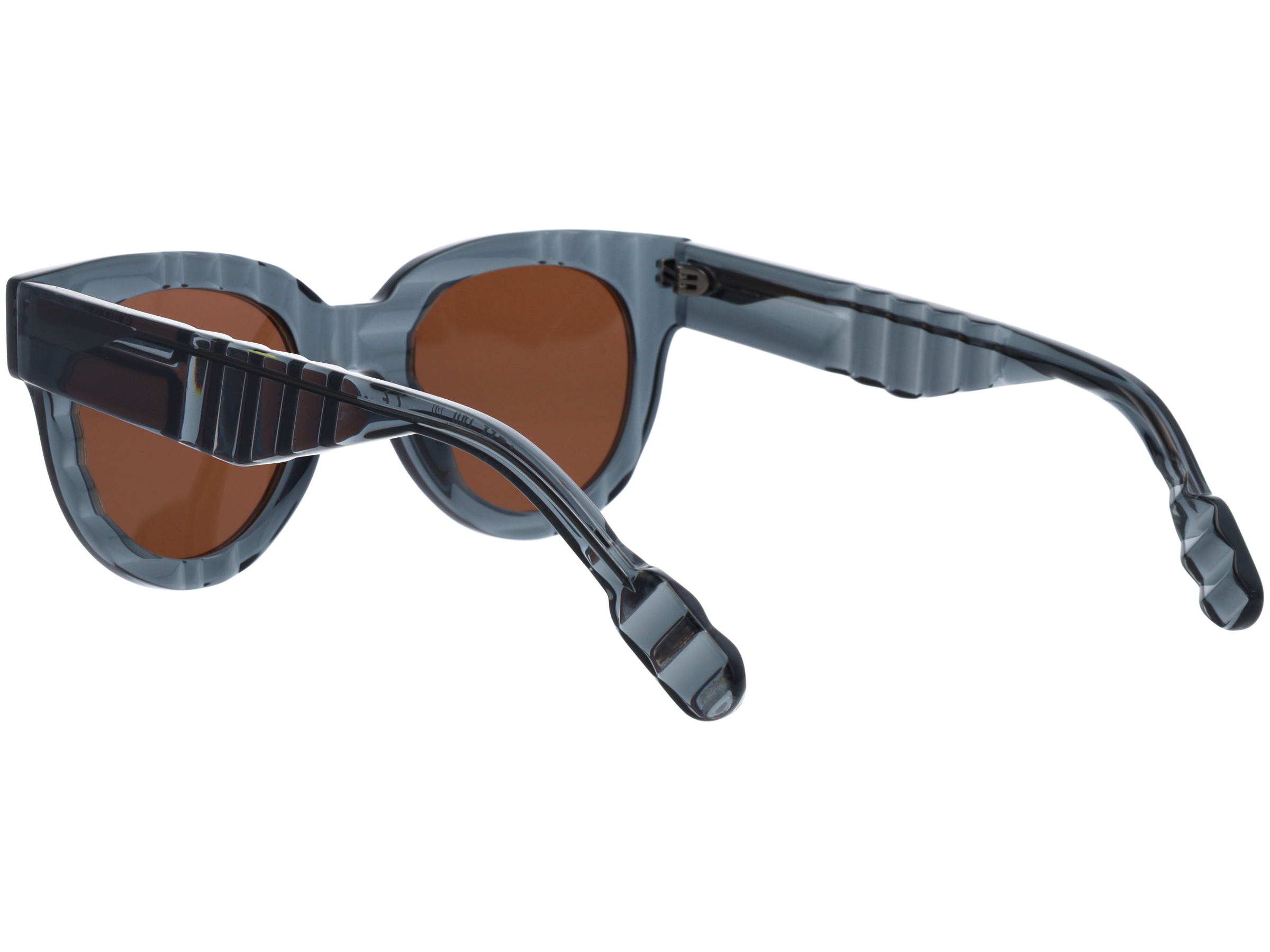 Unisex | Squame Round Sunglasses | Grey Lens | Grey