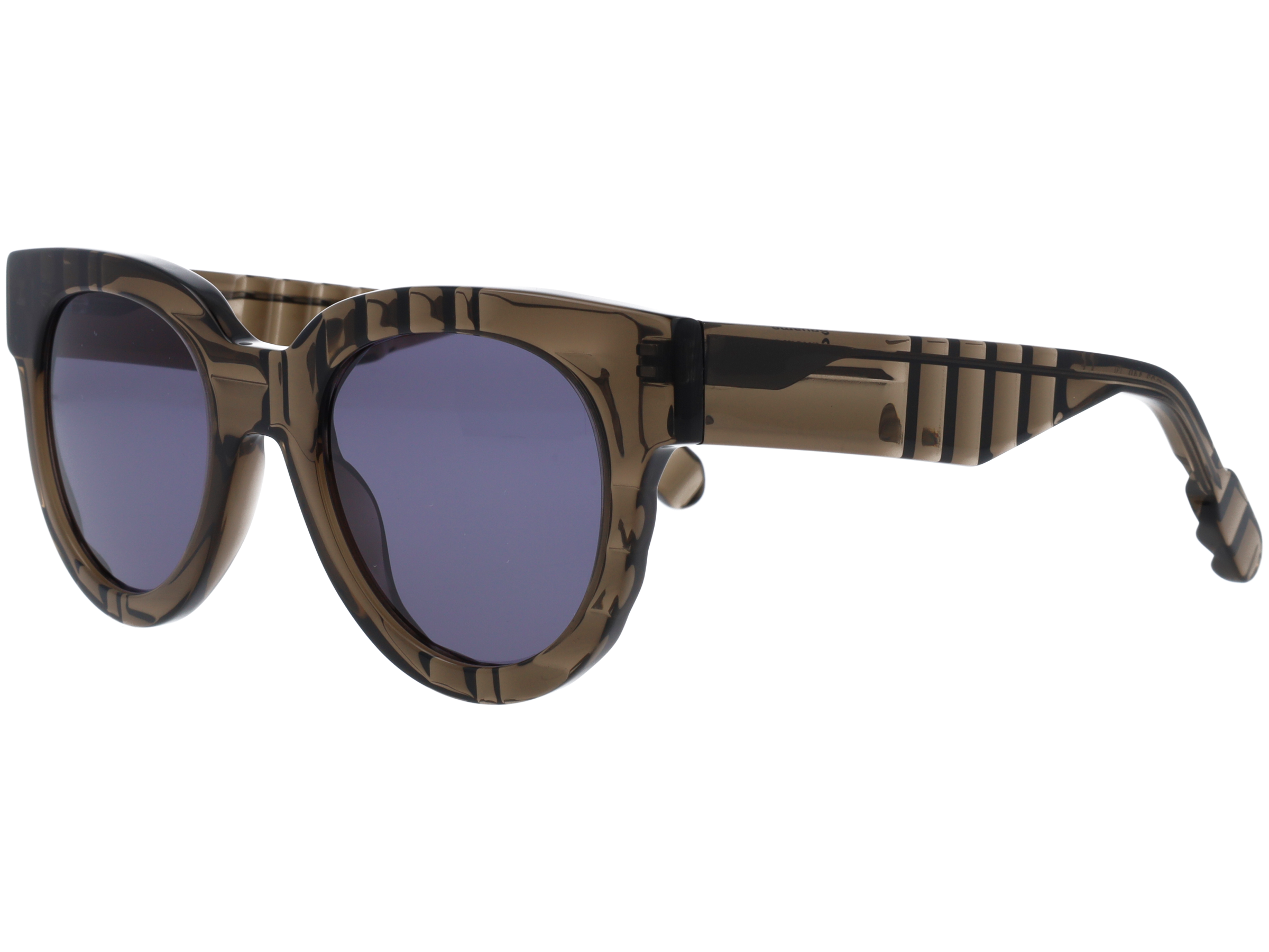 Unisex | Squame Round Sunglasses | Brown Lens | Brown