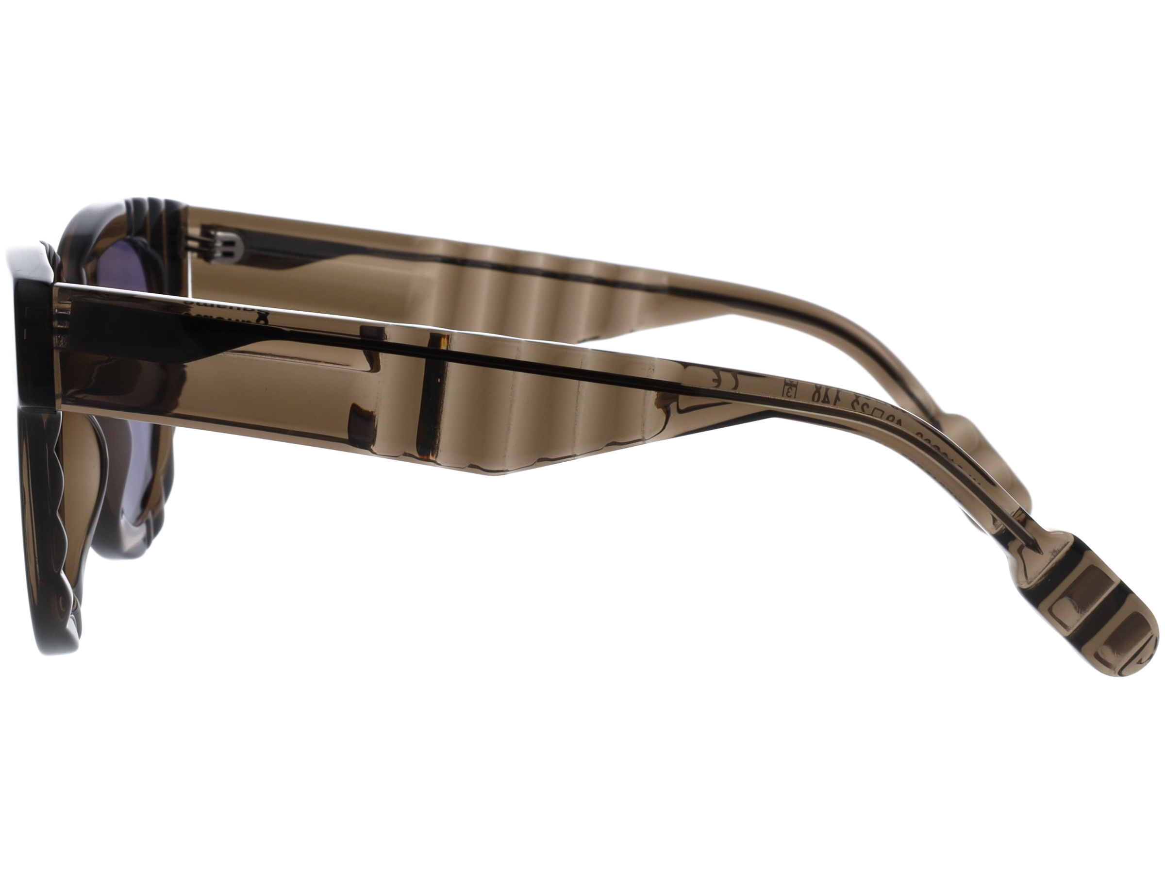 Unisex | Squame Round Sunglasses | Brown Lens | Brown