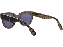 Unisex | Squame Round Sunglasses | Brown Lens | Brown