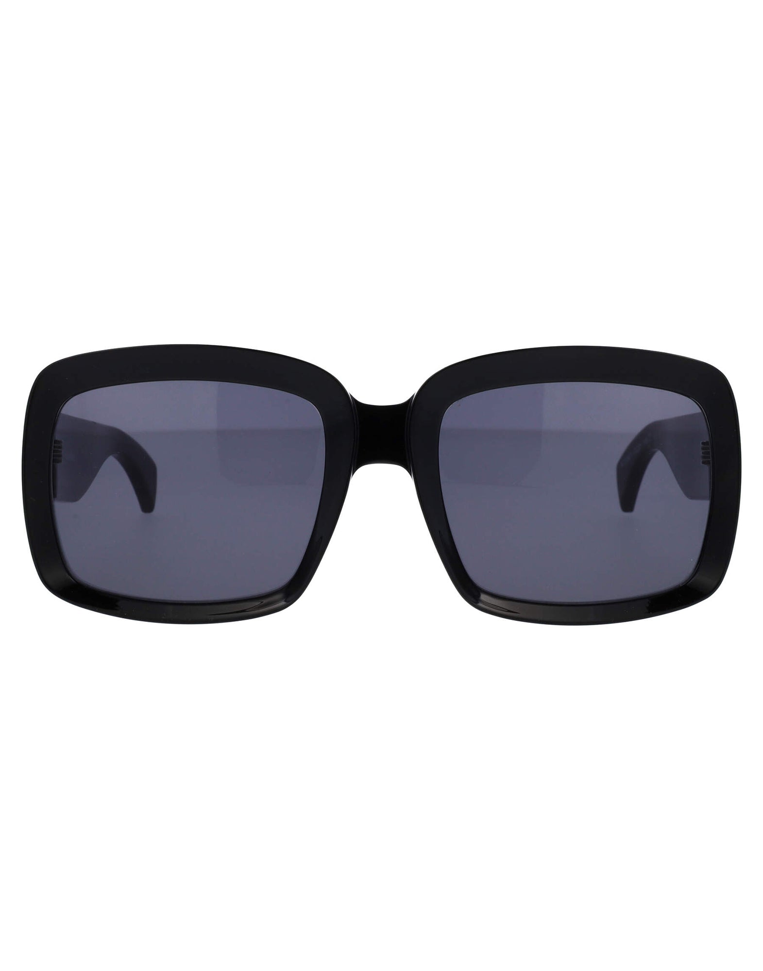 Unisex | TV K Square Sunglasses By Fabio Novembre | Black Lens | Black