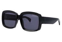 Unisex | TV K Square Sunglasses By Fabio Novembre | Black Lens | Black