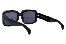 Unisex | TV K Square Sunglasses By Fabio Novembre | Black Lens | Black