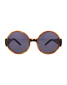 Unisex | Eyeliner Round Sunglasses By Piero Lissoni | Grey Lens | Grey