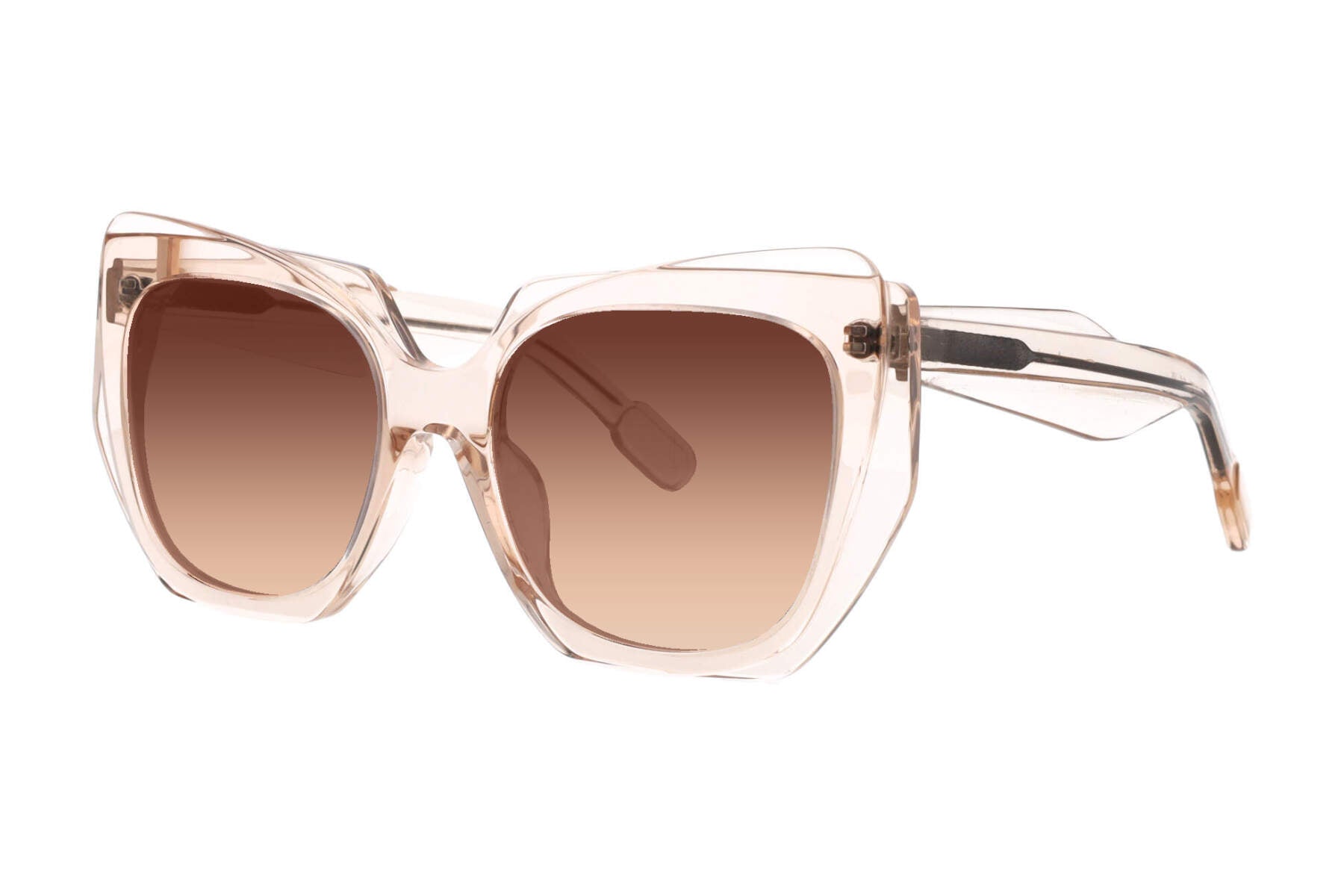 Womens | Lamina Square Sunglasses | Pink Lens | Pink