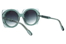 Unisex | Take Showpiece Round Sunglasses | Green Lens | Green