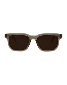 Unisex | Sir Eye Rectangle Sunglasses | Black Lens | Fume