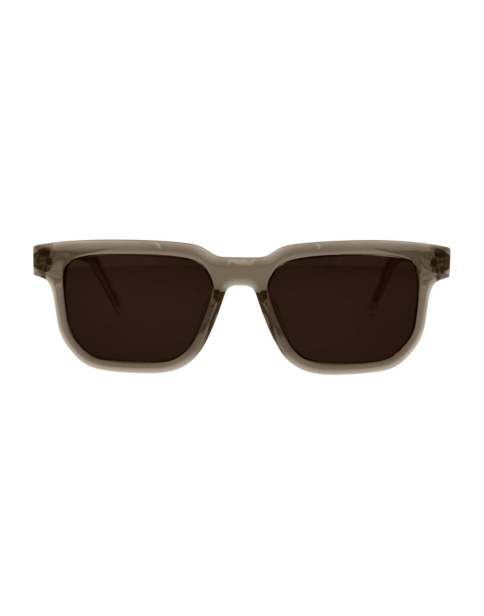 Unisex | Sir Eye Rectangle Sunglasses | Black Lens | Fume