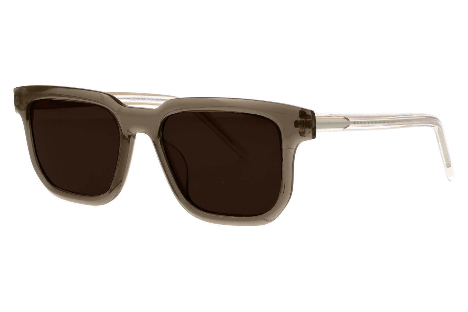 Unisex | Sir Eye Rectangle Sunglasses | Black Lens | Fume