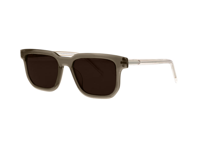 Unisex | Sir Eye Rectangle Sunglasses | Black Lens | Fume