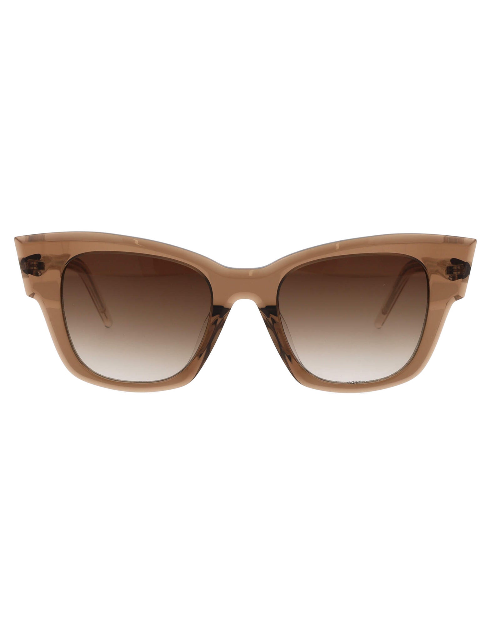 Unisex | Lady Eye Rectangle Sunglasses | Brown Lens | Brown