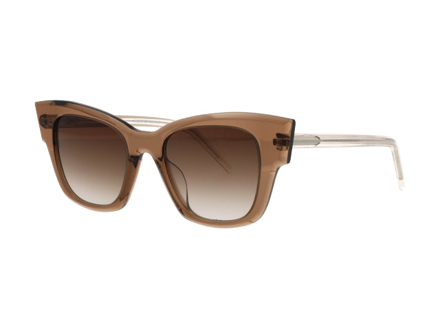 Unisex | Lady Eye Rectangle Sunglasses | Brown Lens | Brown