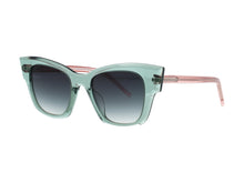 Unisex | Lady Eye Rectangle Sunglasses | Blue Lens | Sky Blue