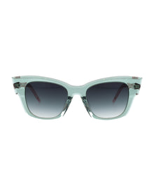 Unisex | Lady Eye Rectangle Sunglasses | Blue Lens | Sky Blue