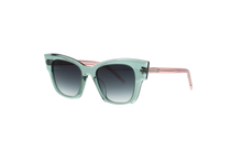 Unisex | Lady Eye Rectangle Sunglasses | Blue Lens | Sky Blue