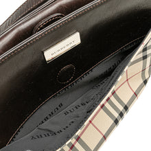 Burberry | Pre-Owned House Check Canvas Shoulder Bag | Brown/Beige
