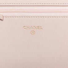 Chanel | Pre-Owned Canvas Deauville Wallet On Chain | Pink/Light Pink