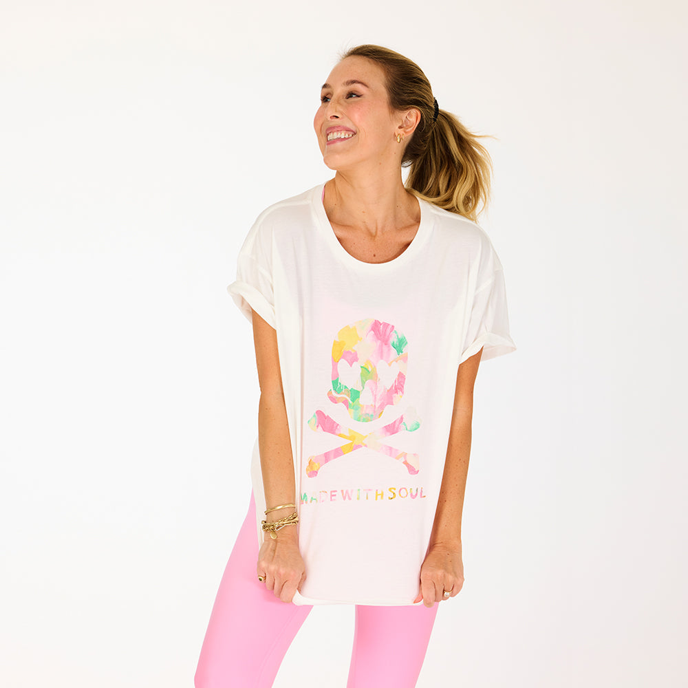 Kerri Rosenthal | Made With Soul Tee | White