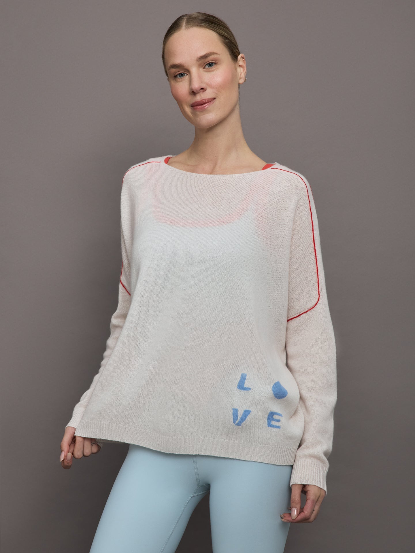 Love is All Around You Sweater | White