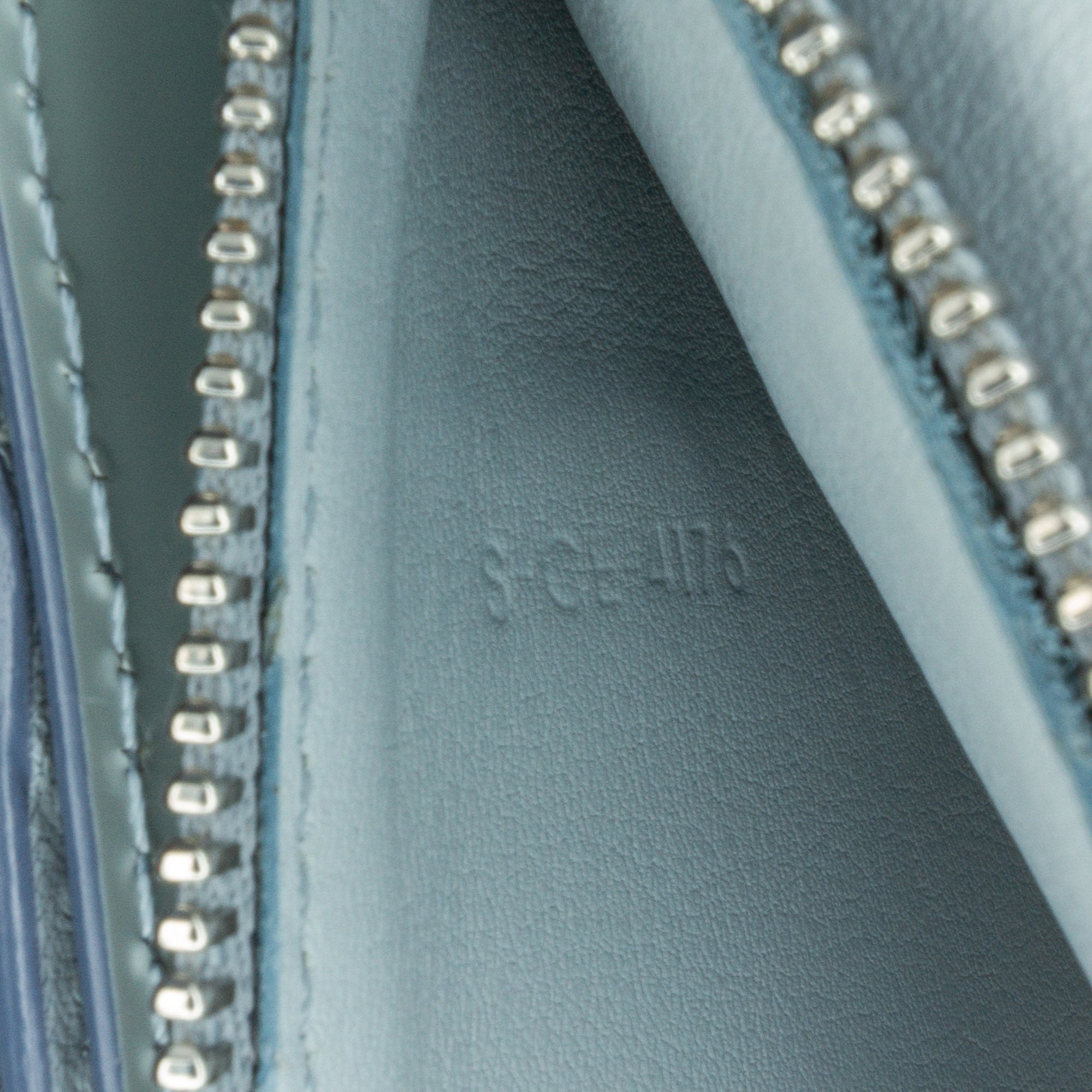 Celine | Pre-Owned Teen Calfskin Classic Box | Gray/Light Gray