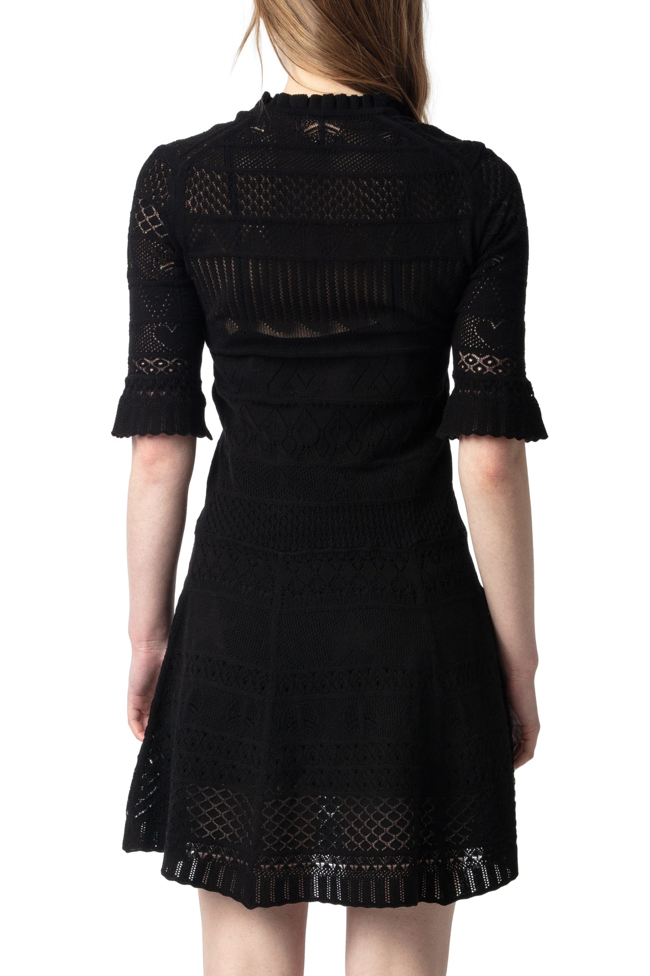 Memphisa CO Pointelle Dress | Black