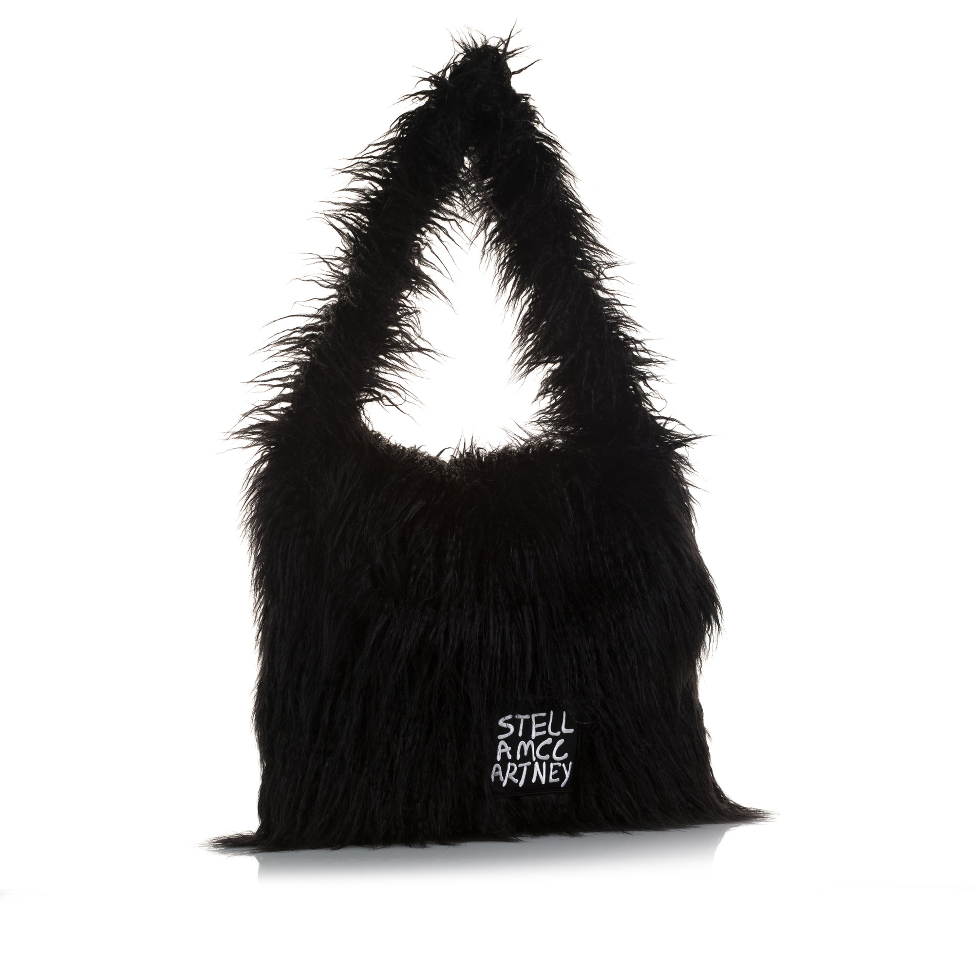 Stella McCartney | Pre-Owned x Ed Curtis Faux Fur Shoulder Bag | Black