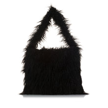 Stella McCartney | Pre-Owned x Ed Curtis Faux Fur Shoulder Bag | Black