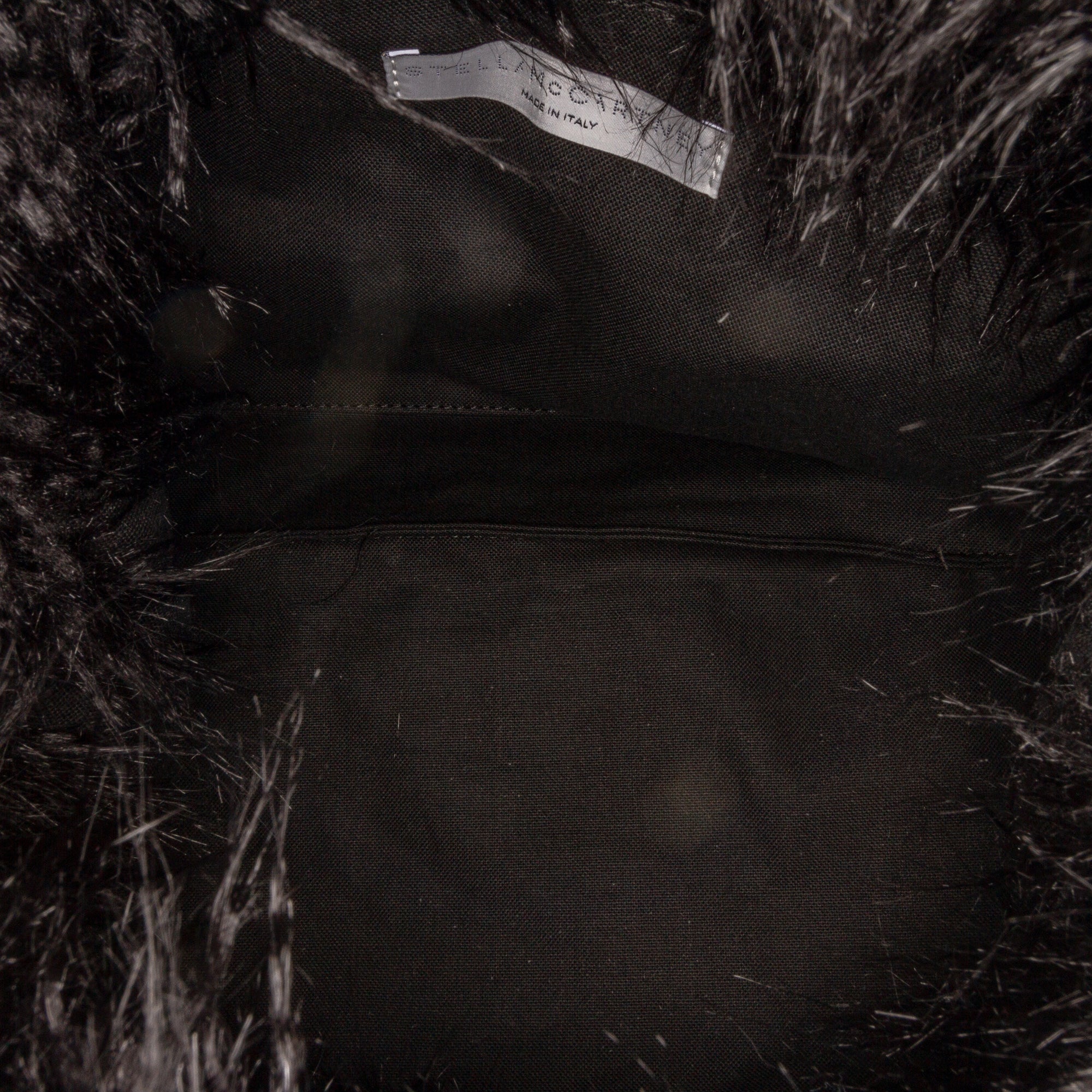 Stella McCartney | Pre-Owned x Ed Curtis Faux Fur Shoulder Bag | Black