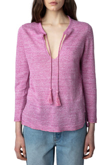 Amber LI Sweater | Rose
