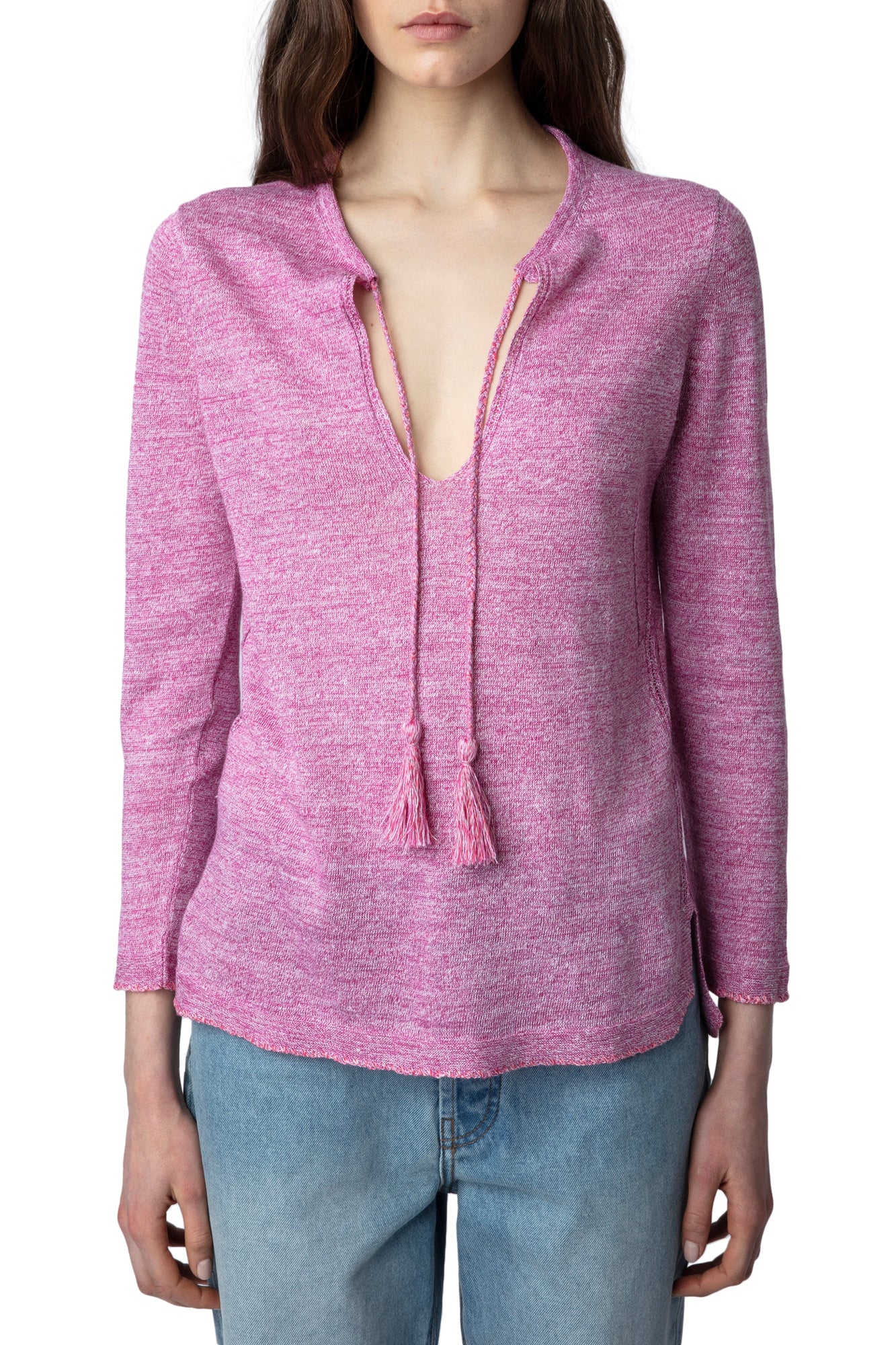 Amber LI Sweater | Rose