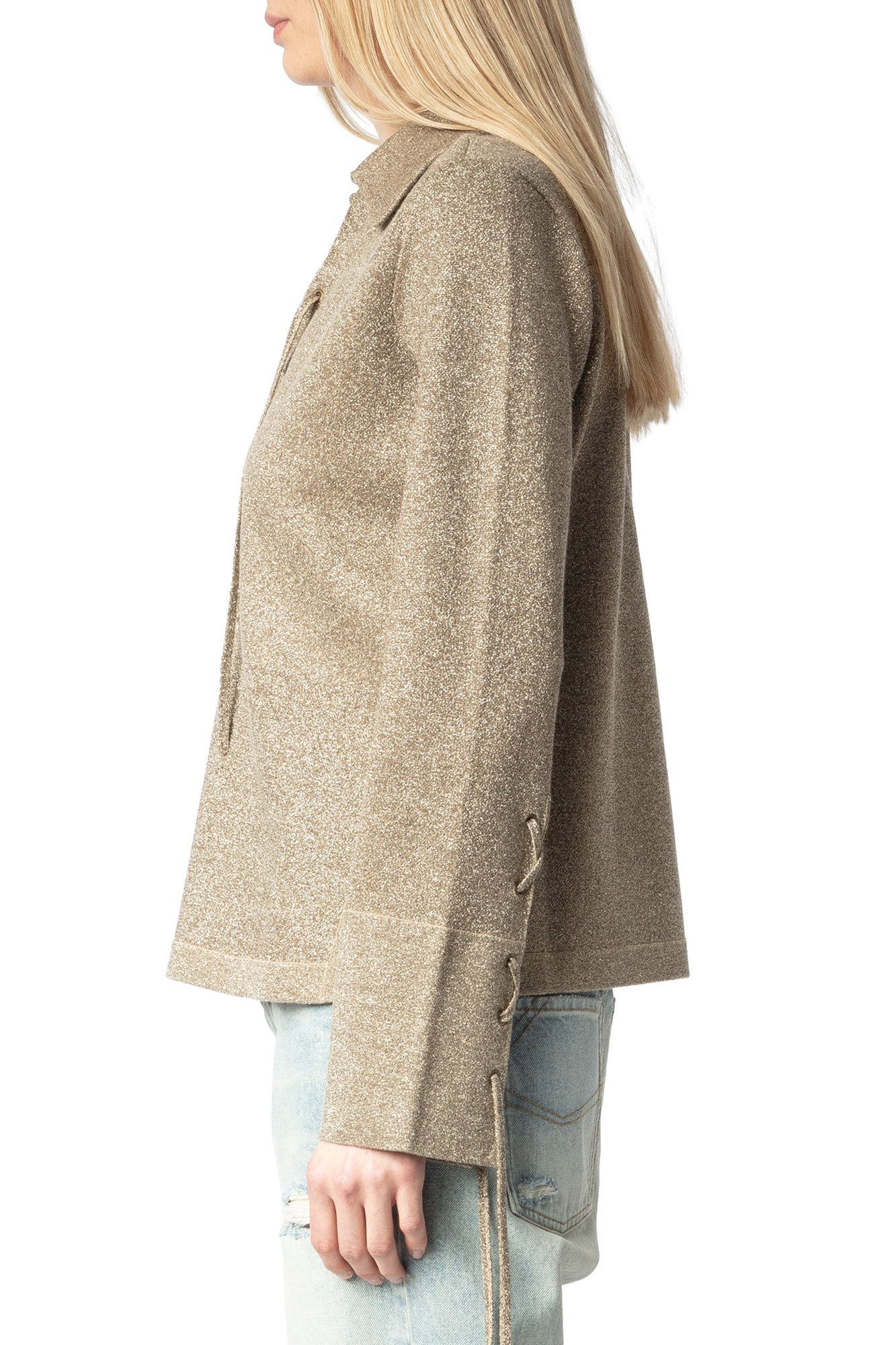 Listy VI Sweater | Gold