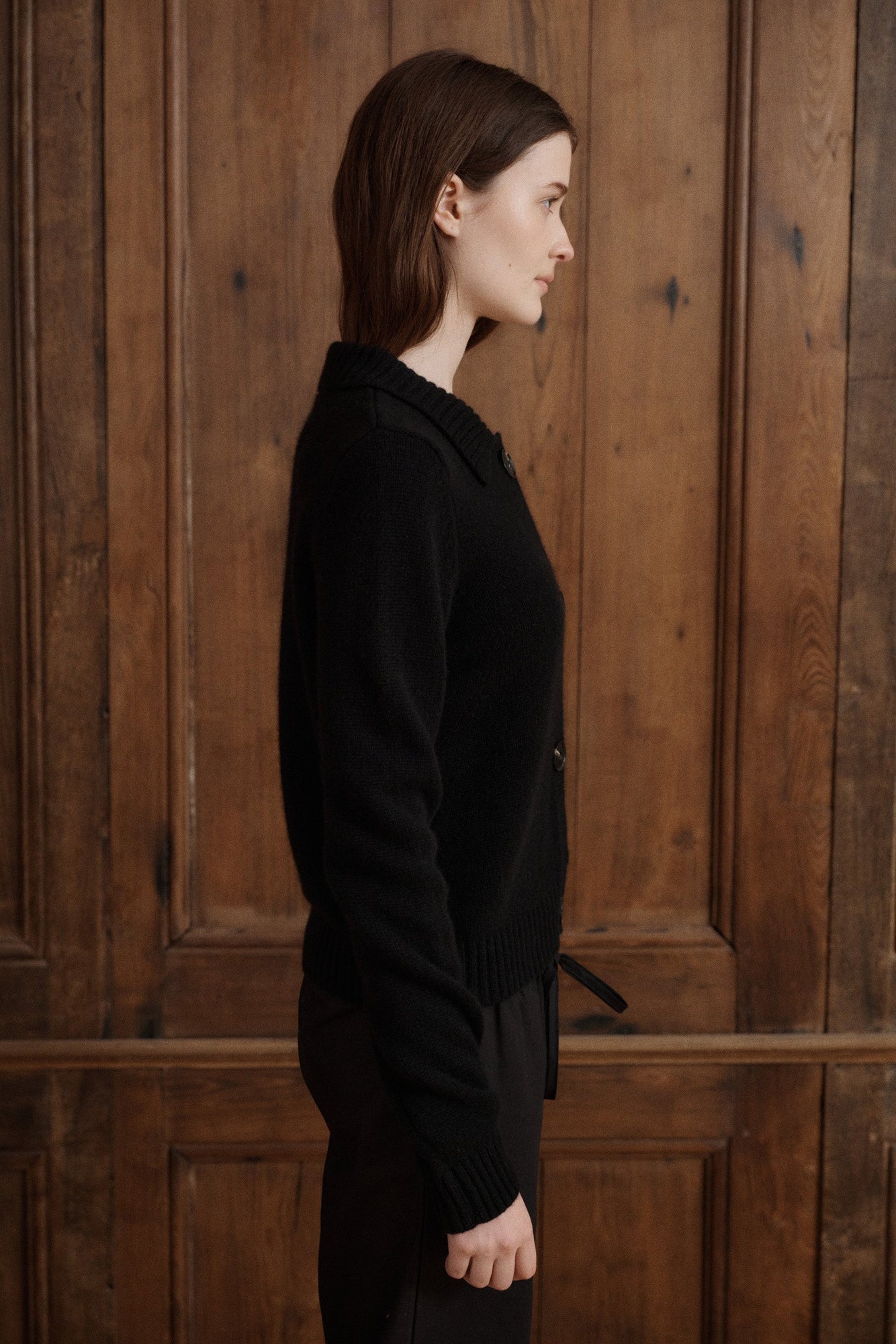 Kaia Cashmere Cardigan | Black