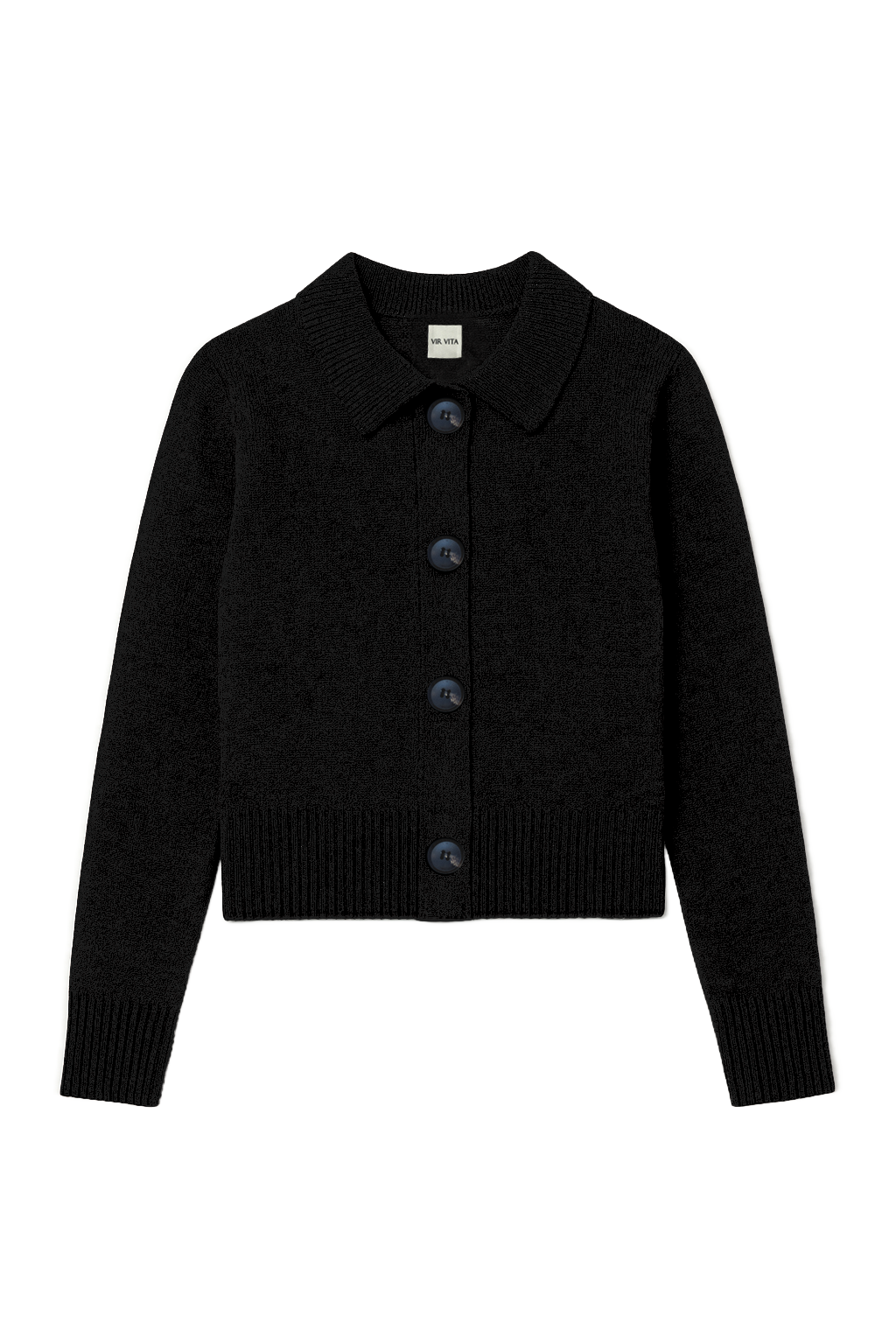 Kaia Cashmere Cardigan | Black