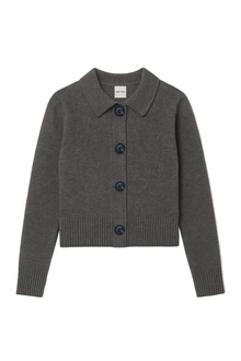 Kaia Cashmere Cardigan | Stone Grey