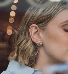 Archival Sensu Earrings | 14K Yellow Gold Vermeil