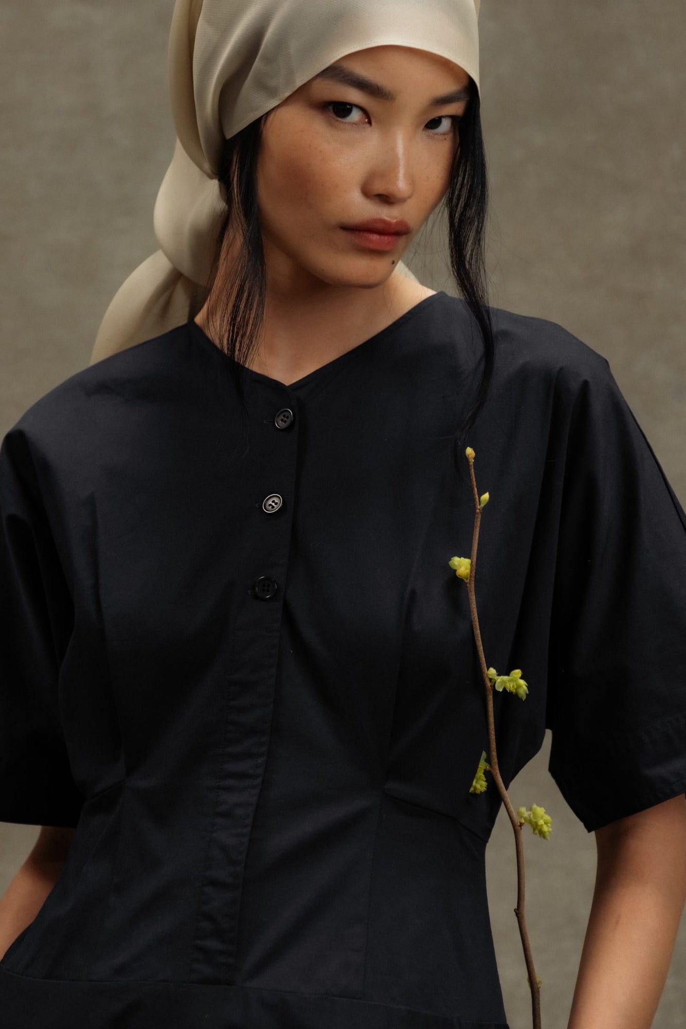 Diana | Kiko Kimono-Sleeve Cotton Dress in Size Small
