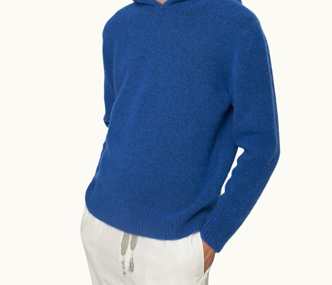 Kirk Alpaca Merino Relaxed Fit Hooded Alpaca Jumper | Tidal