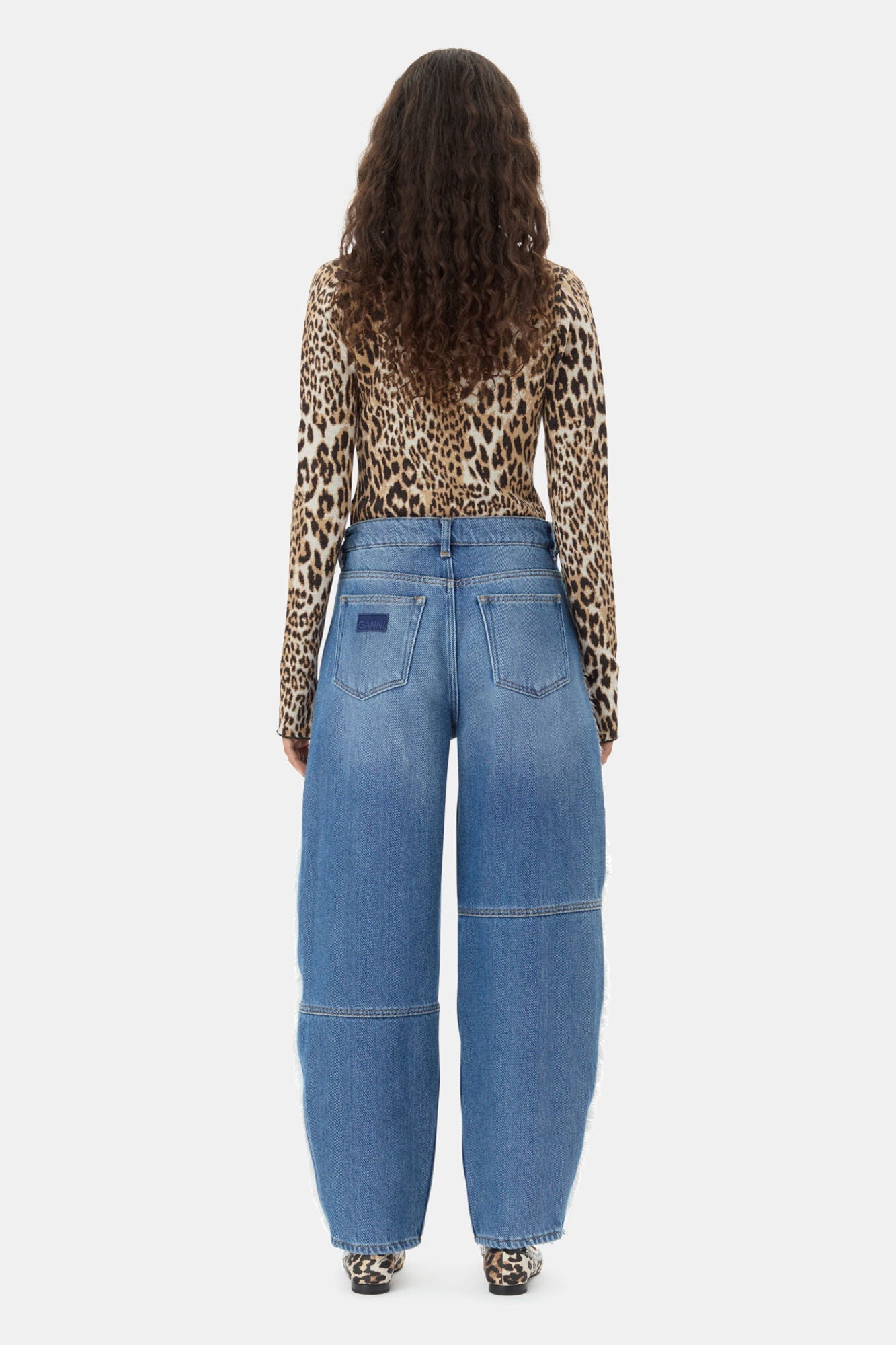 Knitted Polo Shirt | Leopard