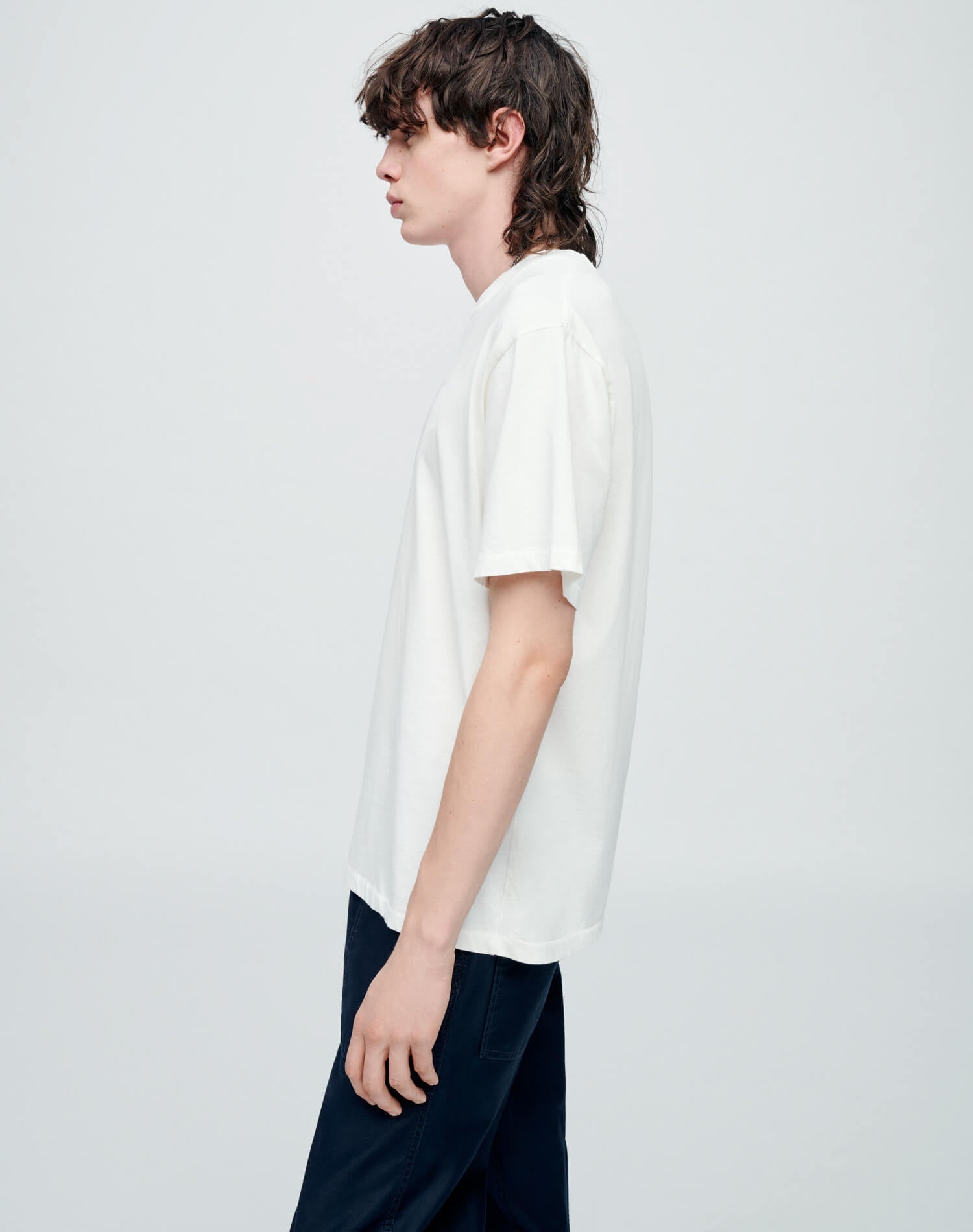 Mens | Hanes Loose Tee | Old White