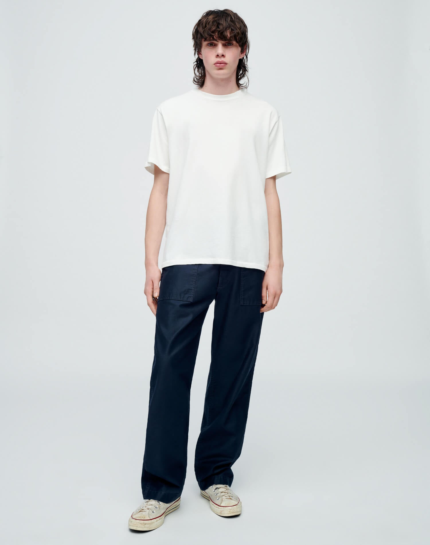 Mens | Hanes Loose Tee | Old White