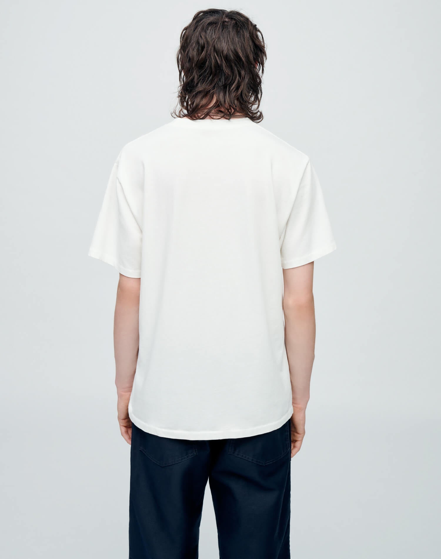 Mens | Hanes Loose Tee | Old White