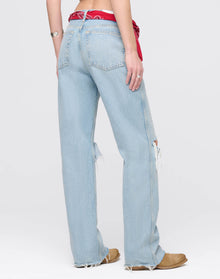 Womens | 90s High Rise Loose With Bandana | Silver Springs