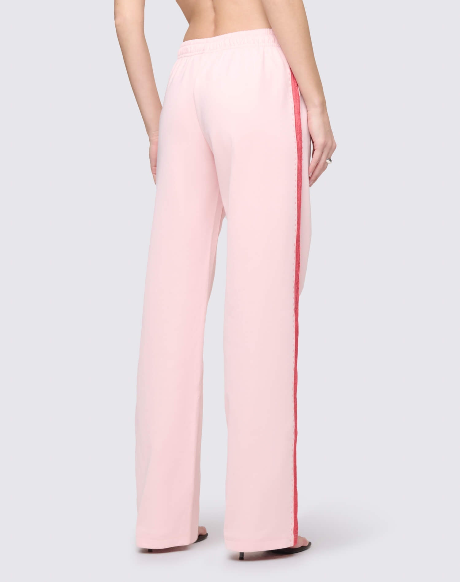 Womens | Sunland Track Pant | Pink Salt With Red