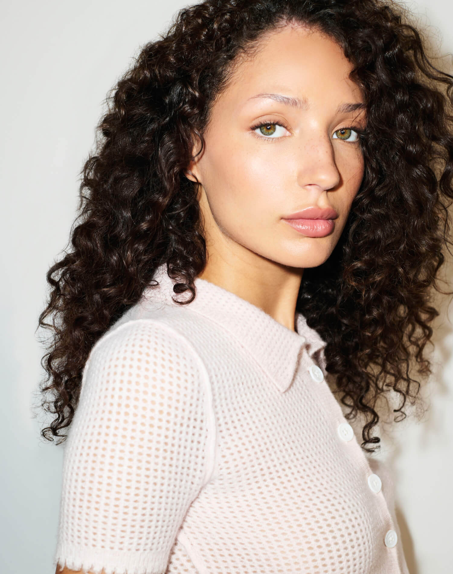 Womens | Amelia Cashmere Polo | Pink Salt