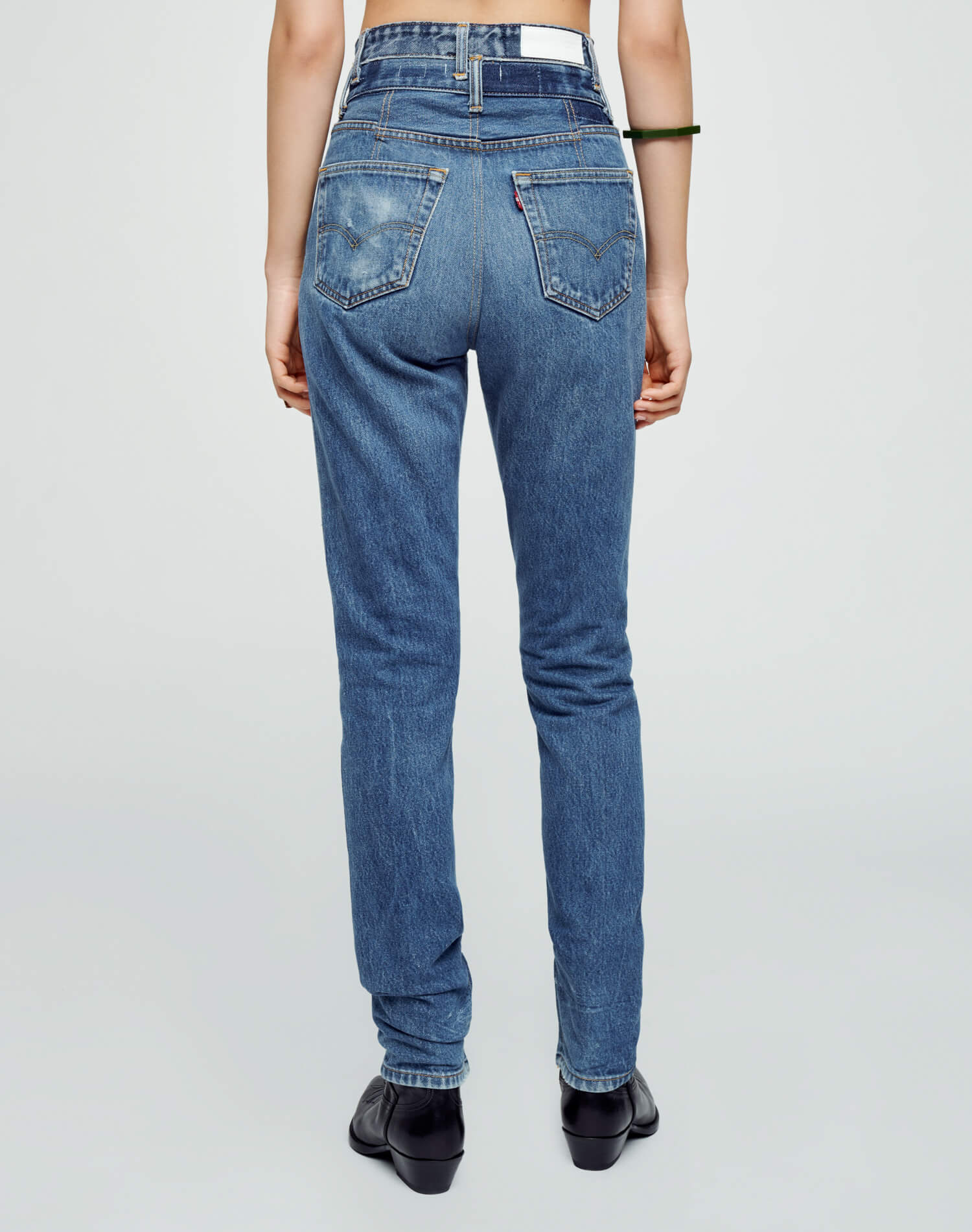 Womens | Levi's Double Waisted Drainpipe | Indigo