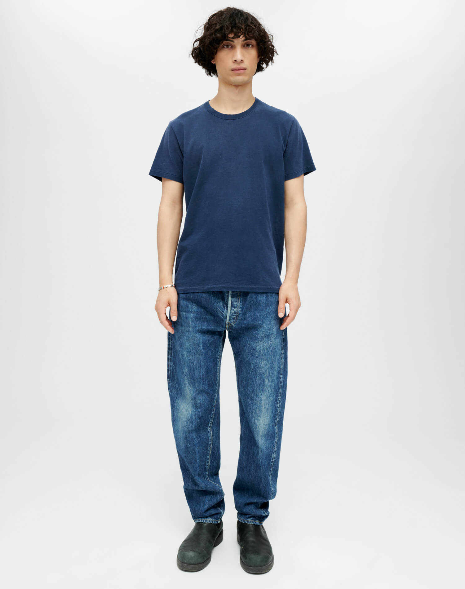 Mens | 1966 Selvedge Slim Jean | Premium Dark Worn