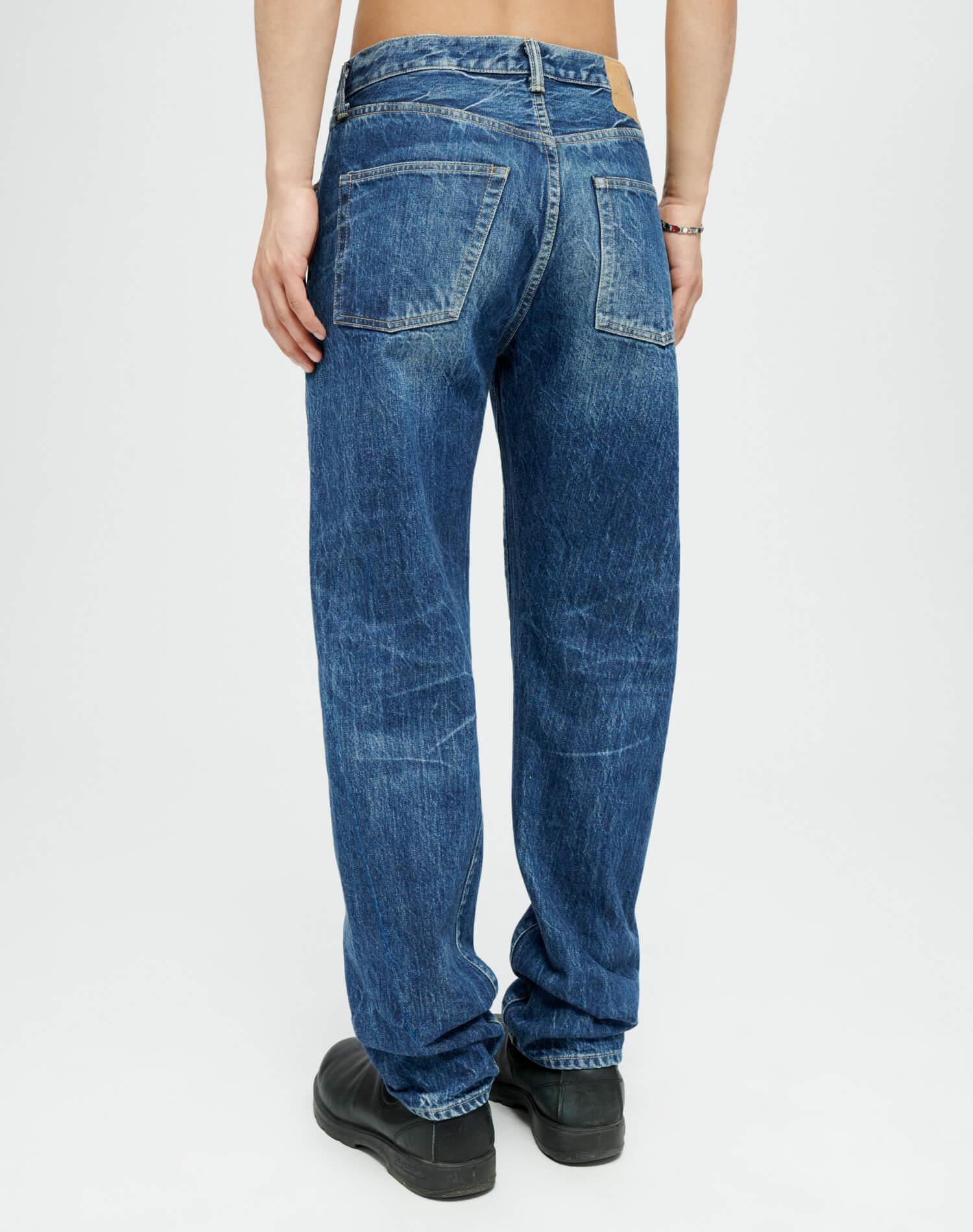 Mens | 1966 Selvedge Slim Jean | Premium Dark Worn