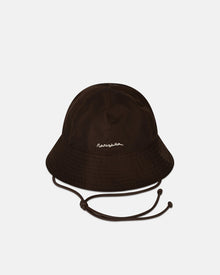 Laurie Econyl Bucket Hat | Brown Econyl