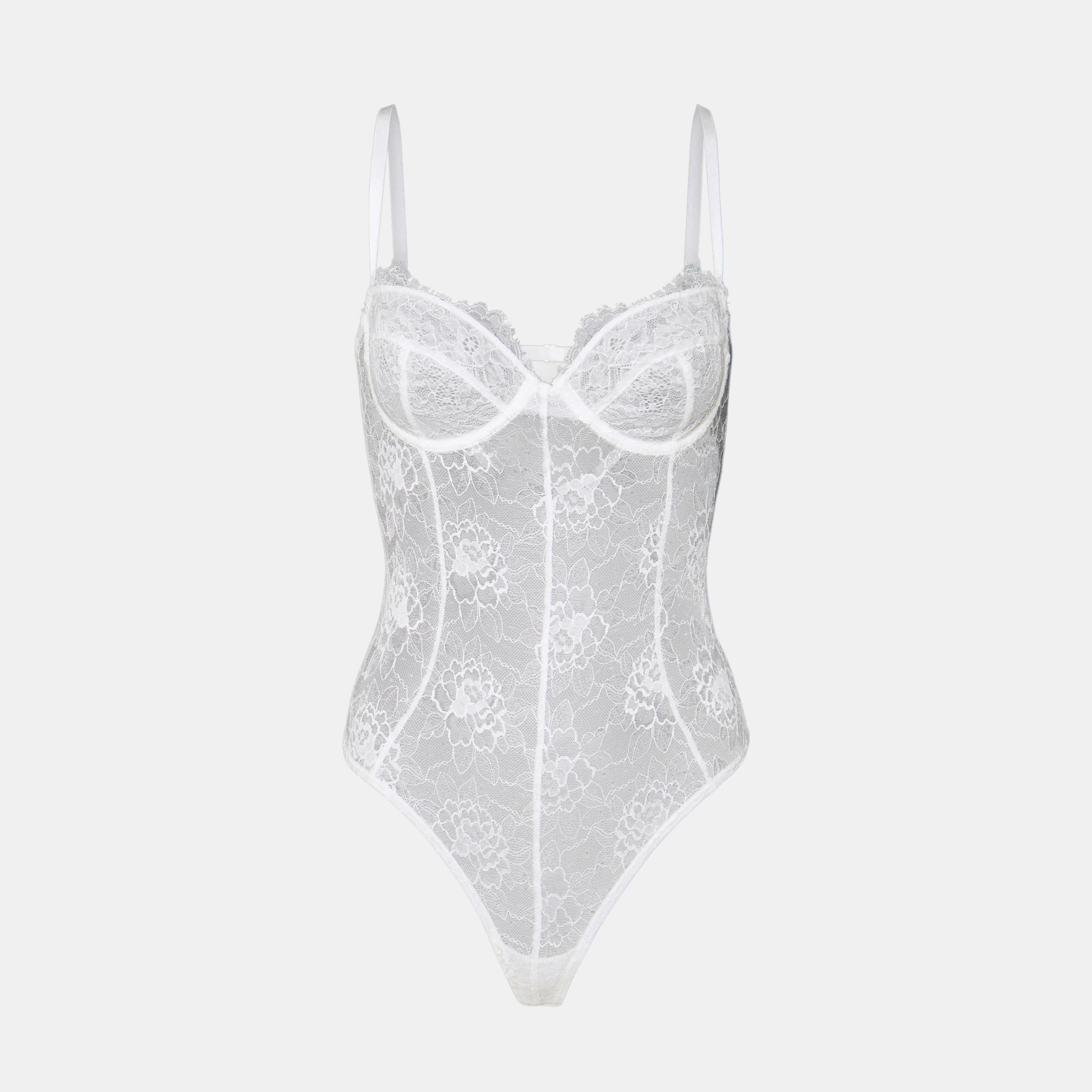 OW Collection Layce Bodysuit | White